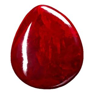 朱砂铜仁原石吊坠官方旗舰店原矿全透光随形项链马年本命年饰品女