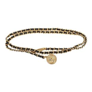 PANLULUPAN轻奢女式腰链配裙子真皮金属链条皮带腰带装饰腰封网红