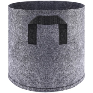 种美植袋灰色树袋无纺布育苗盆营养钵加厚阳台楼顶花盆透气可折叠