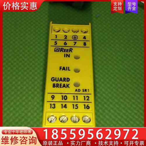 【询价】REER瑞尔安全继电器，型号:AD SR1实物图片，基本适用