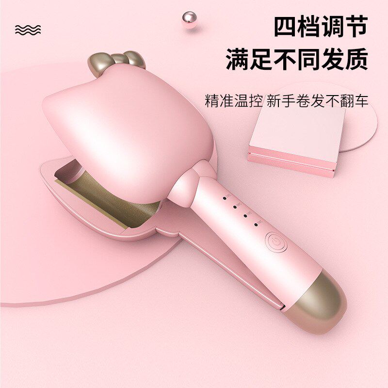 跨境新款32mm蛋卷棒蛋糕板棒卷大卷发卷发夹神器蛋蛋速水波纹热