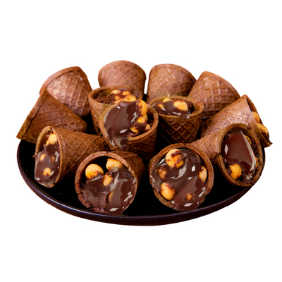 流心巧克力脆脆杯零食