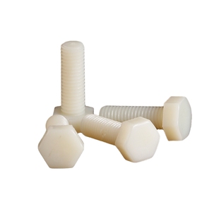 尼龙外六角螺栓上海塑料螺丝绝缘塑胶螺丝螺杆M3-M20外六角螺栓