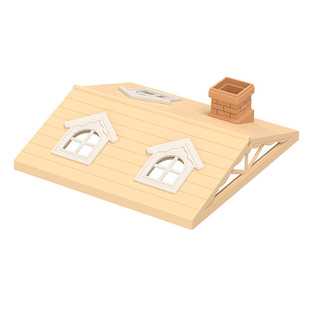 【全店满89包邮】rolife若来超级世界小屋配件盲盒场景屋顶防尘板