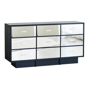 现代简约实木九斗柜家用卧室靠墙储物收纳柜落地客厅轻奢床尾柜子