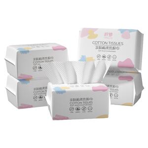柠萝婴幼棉柔巾AB面平纹