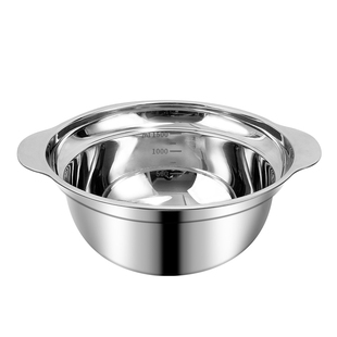 双耳不锈钢汤碗大号泡面碗拉面碗麻辣烫大碗冒菜碗螺蛳粉碗嗦粉碗