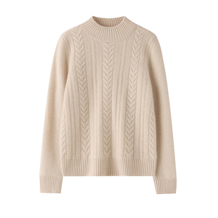 越穿越暖！半高领加厚山羊绒衫女秋冬显瘦内搭长袖毛衣女新款打底