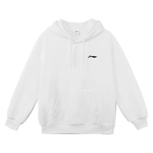 李宁加绒连帽卫衣男子2025秋季新款休闲百搭套头保暖上衣长袖宽松