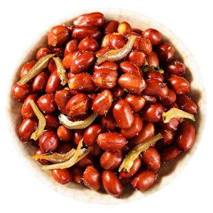 宁波特产建峰牌海蜒花生米即食鱼干下酒菜香酥脆红皮花生罐头熟食