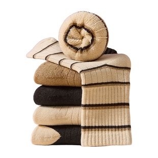 儿童袜子男童冬季加绒加厚毛圈袜女童秋冬保暖毛巾袜宝宝纯棉童袜