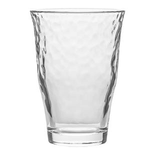 日本进口东洋佐佐木玻璃杯锤纹杯广口耐热茶杯家用日式主人杯圆形