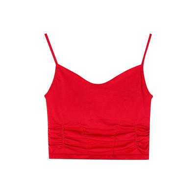 菲卡沫莉收腰美背自带罩杯吊带