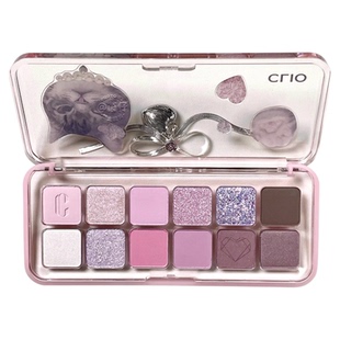 安宥真同款clio珂莱欧十二色眼影11/07哑光高光多色大地色新手女