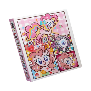 小马宝莉硬壳活页卡册四宫格卡套高颜值ins小众A5尺寸学生收纳册