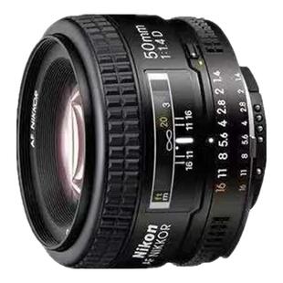 尼康自动AF50/1.4D大光圈定焦人像镜头支持全画幅D800胶卷相机FM2