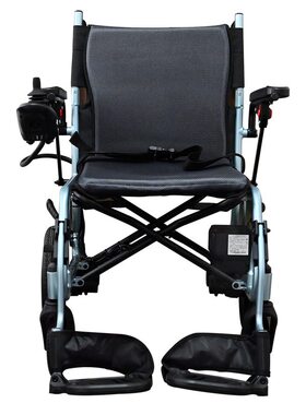 互邦外贸出口D3-A羽毛12.5kg扶手可调电动轮椅可上飞机代步残疾车