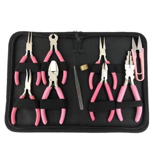 高档防锈迷你手工DIY尖嘴钳簪子流苏珠宝饰品工具套装珠宝钳龙兔