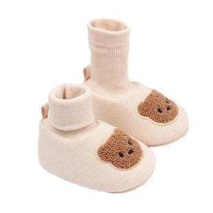 婴儿鞋袜0-6月春秋宝宝鞋子新生儿步前鞋3不掉软底防滑布鞋牛筋底