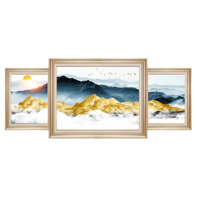 伊佳客厅装饰画防水沙发背景墙画