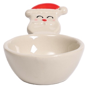 鹿谷川可爱火锅蘸料碟家用特别好看的调味干料碟手柄调料碟酱油醋