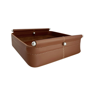 如是桌面收纳盒原创小球把手化妆品遥控器零食玄关客厅收纳筐