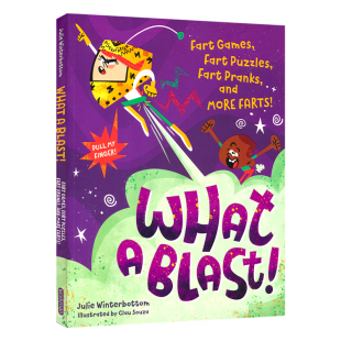 What A Blast! Fart Games, Fart Puzzles, Fart Pranks, and More Farts 放屁大爆炸！放屁游戏谜题 恶作剧 益智活动书 英文原版
