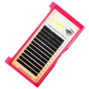 黛朴丽单根手工开花根部无黏胶嫁接假眼睫毛手推花JBCD翘度8-15MM