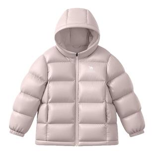 小骆驼儿童羽绒服轻薄款2025新款加厚蓬松男童保暖外套女童面包服