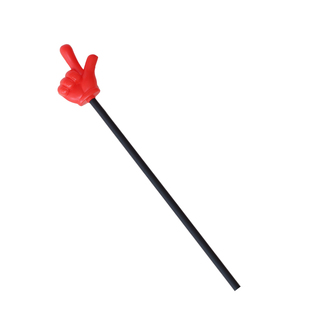 指东看西接亲小游戏结婚道具红色手指指挥棒趣味堵门拦门新郎伴郎