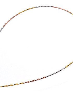 e麦儿s925银彩银项圈女百搭吊坠