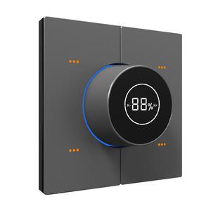 【新品】博联魔法家智能多功能旋钮调光面板自定义调节智能联动