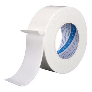 圳牌强力泡沫双面胶高粘度固定墙面泡棉胶带2MM10厘米加宽厚3MM贴相框广告牌办公两面胶白色海绵双面胶带批发