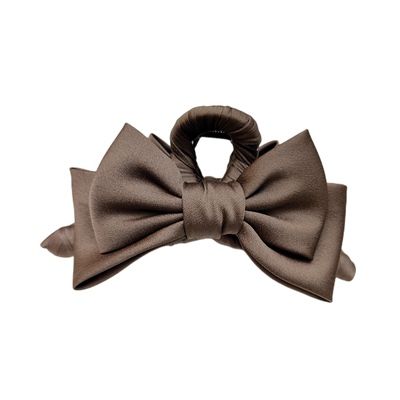 高级感缎面黑色发抓鲨鱼夹