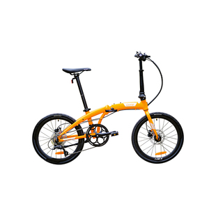 CAMP坎普 P9折叠自行车铝合金车架高碳钢前叉折叠车9速油碟单车