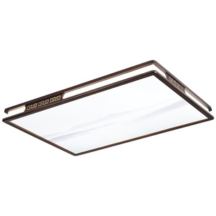 2025新中式客厅灯吸顶灯实木中国风灯具全屋套餐组合三室一厅主灯