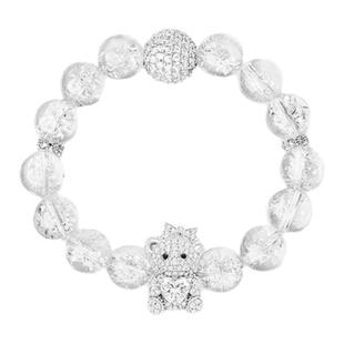 GEMOLA格莫拉 叛逆千金风甜酷原创设计爆闪碎碎冰彼得小熊手串