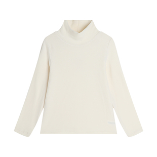 沫沫家童装冬装女童纯色打底衫2026秋冬季新款儿童高领长袖T恤
