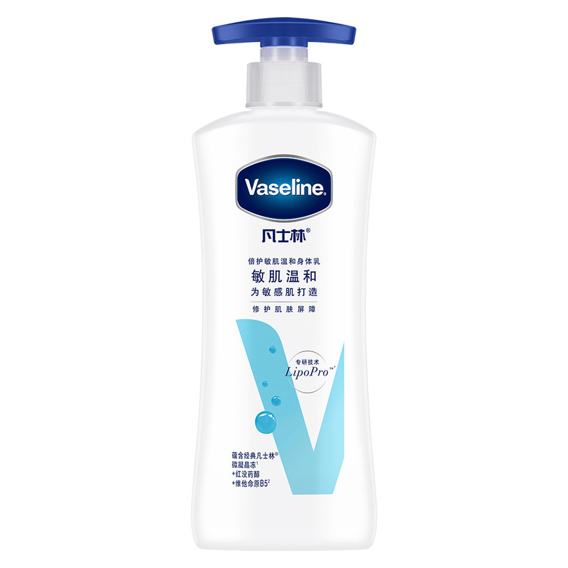 凡士林倍护敏肌温和身体乳330ml