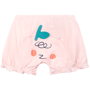 衣拉拉夏婴儿女童短裤宝宝平角内裤女孩四角打底裤0-1岁爬爬裤