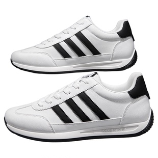 莆田德训三条杠阿甘滑板鞋2025新款超火经典复古工作男士休闲鞋冬