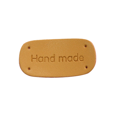 手工真皮皮标装饰辅料handmade