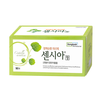 Dongkook韩国进口静脉曲张口服药中药积雪草片下肢静脉血栓降血脂