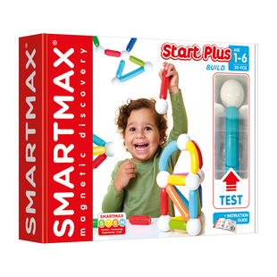 SMARTMAX 搭建进阶版 磁力棒 搭建主题 1-6岁 30PCS