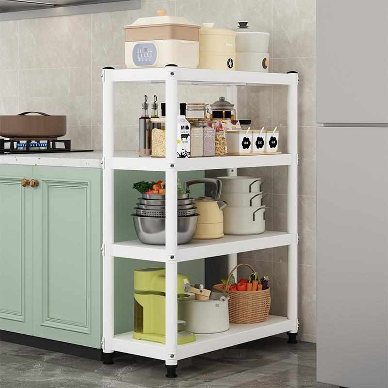 白色烤漆厨房夹缝收纳架落地家用多层窄缝隙置物架冰箱家用小架子