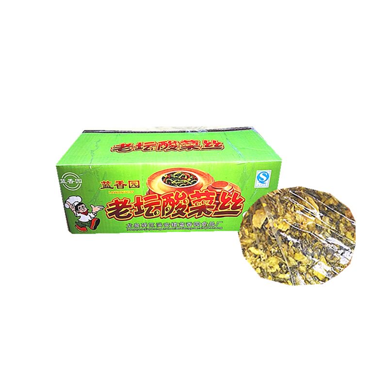 酸菜丝20斤包邮蓝香园肉丝面粒用