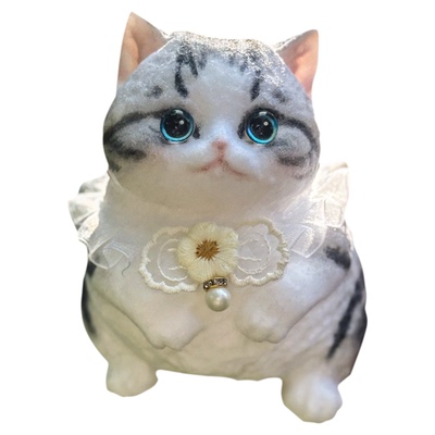 超大号猫咪捏捏乐DIY原创手工绘食品级硅胶无毒生日礼物创意玩具