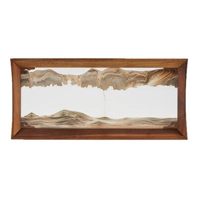 马鹿时来运转流沙画新中式摆件