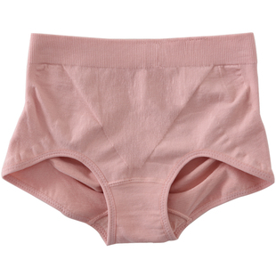 有致女士中腰内裤纯棉裆三角裤棉质大码提臀收腹产后塑身舒适裤头
