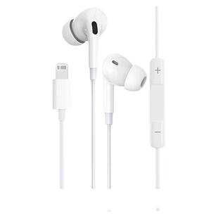 品胜有线耳机入耳式Lightning扁口X适用苹果13/14pro iPhone11/12